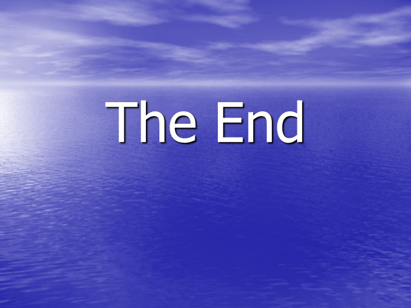 The End